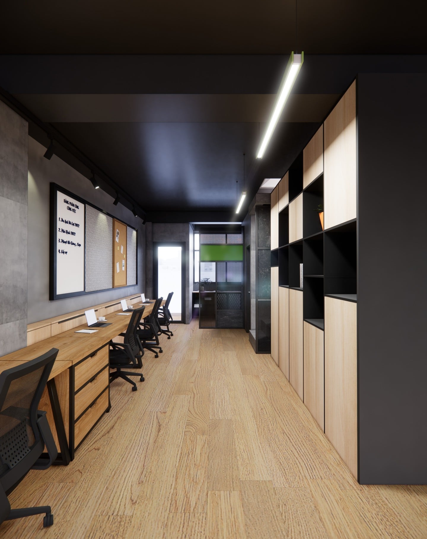 Desain Kantor Minimalis Nuansa Industrial