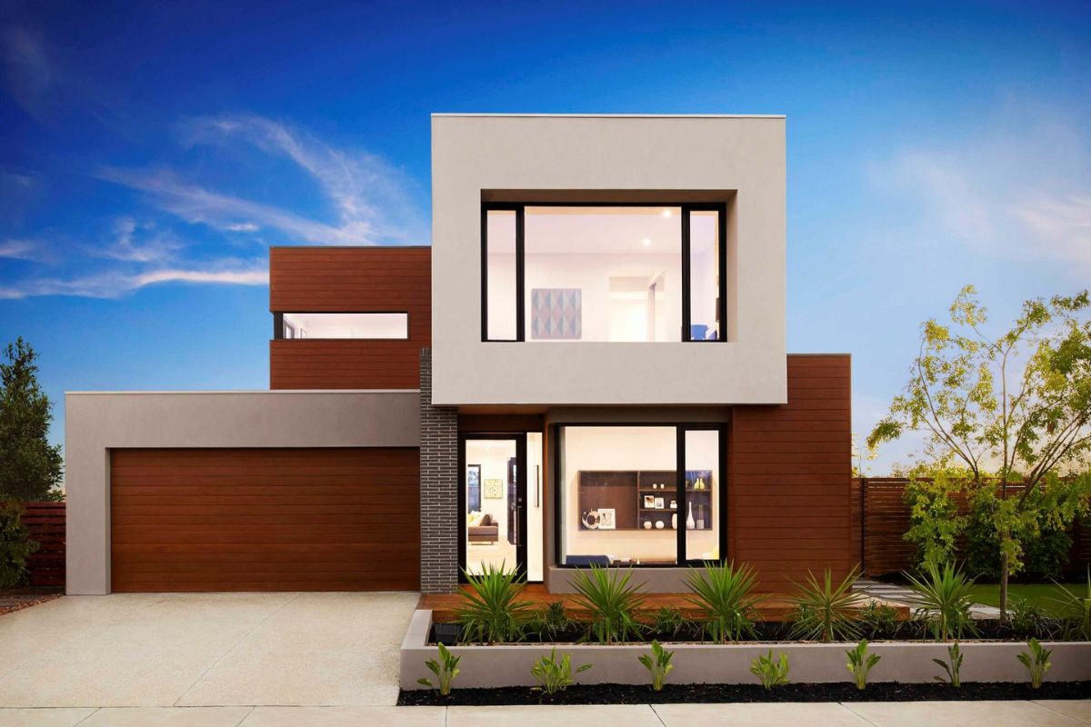 Rumah Minimalis Modern 2 Lantai Bentuk Persegi