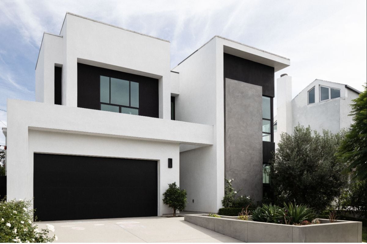 Rumah Minimalis Modern Gaya Hitam Putih