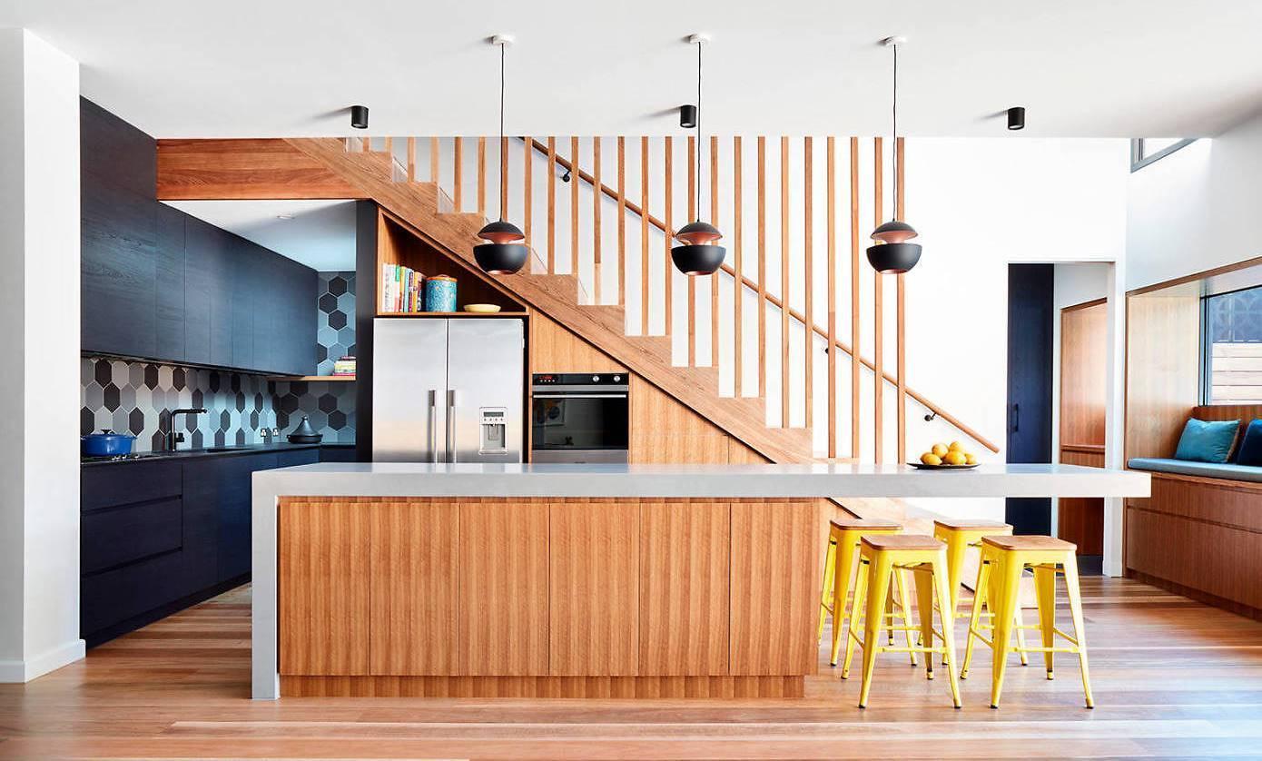 dapur minimalis modern dengan kitchen island