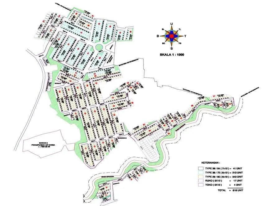 Siteplan Griya Alam Puncak