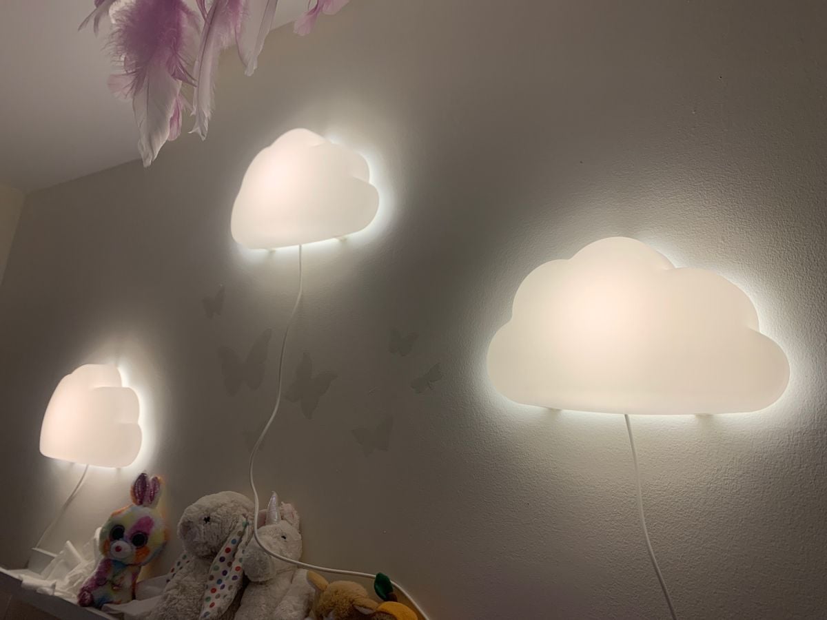 Lampu kamar tidur Bentuk Awan