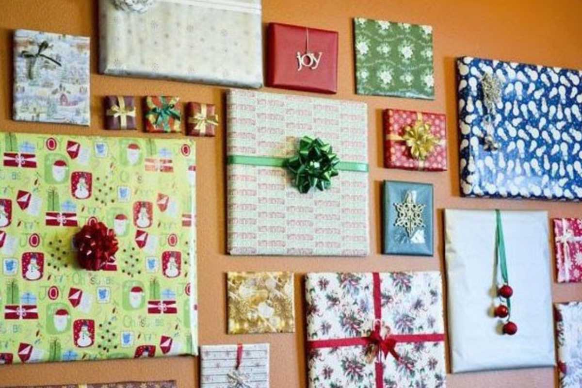 hiasan dinding dari kertas kado