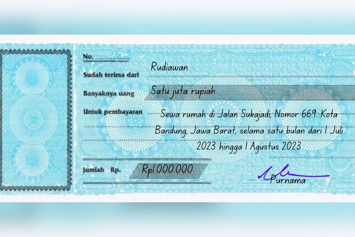 Contoh kwitansi sewa rumah contoh resource vrogue co