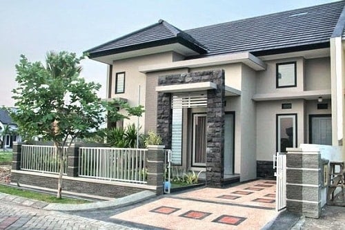 tiang penyangga batu alam