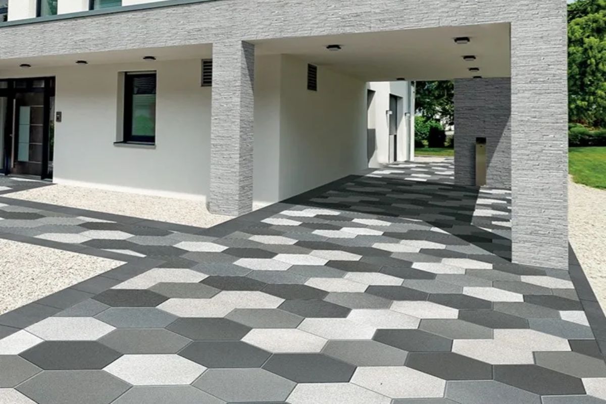 Lantai Hexagon untuk Bagian Luar Rumah