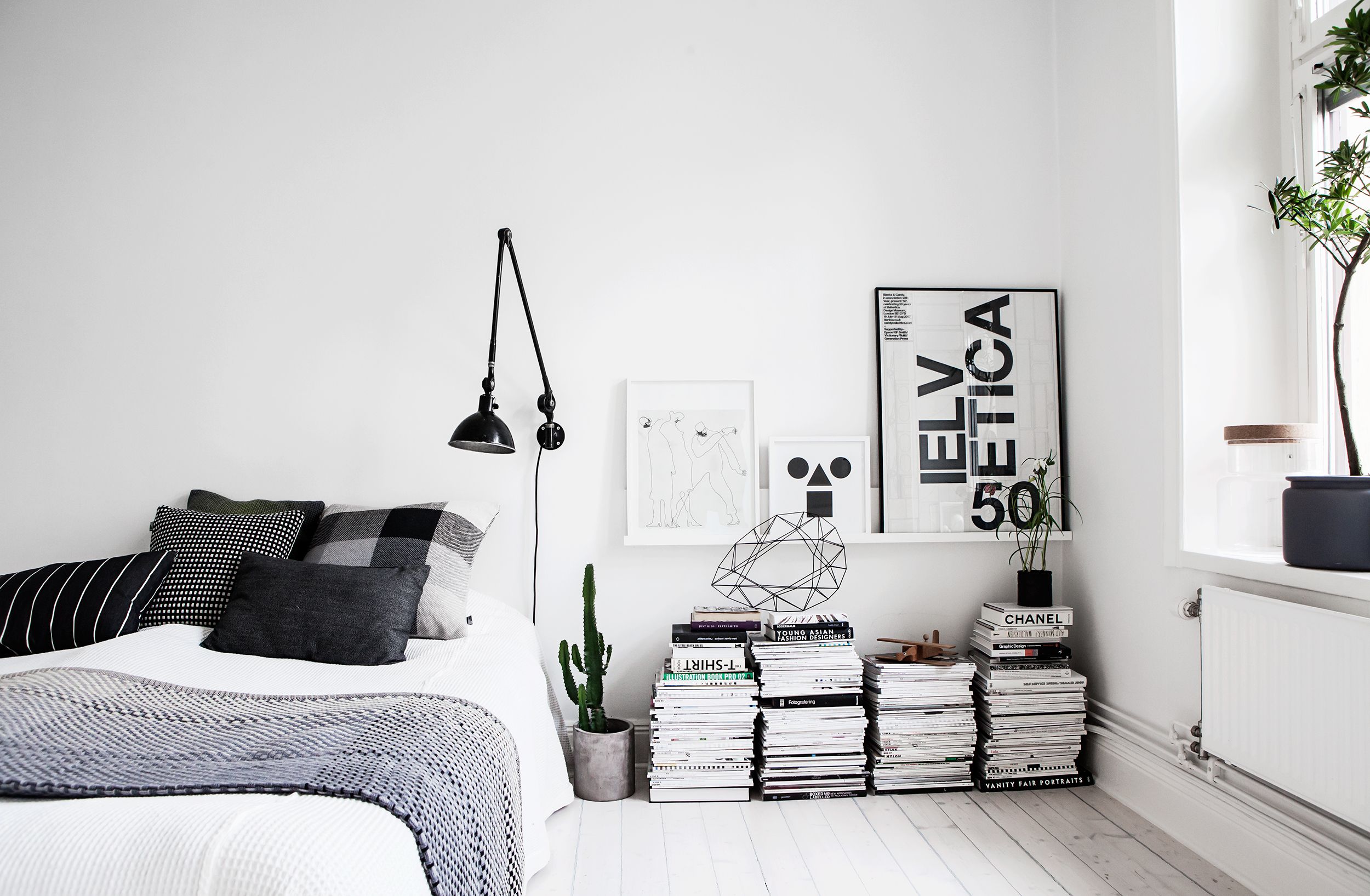 Kamar Tidur Aesthetic Monokrom