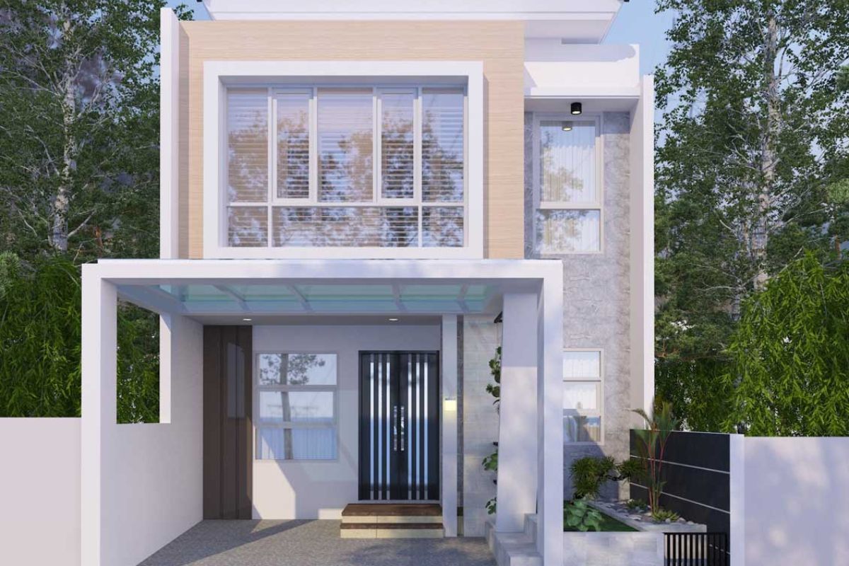 Rumah Minimalis 2 Lantai Lebar 7 Meter