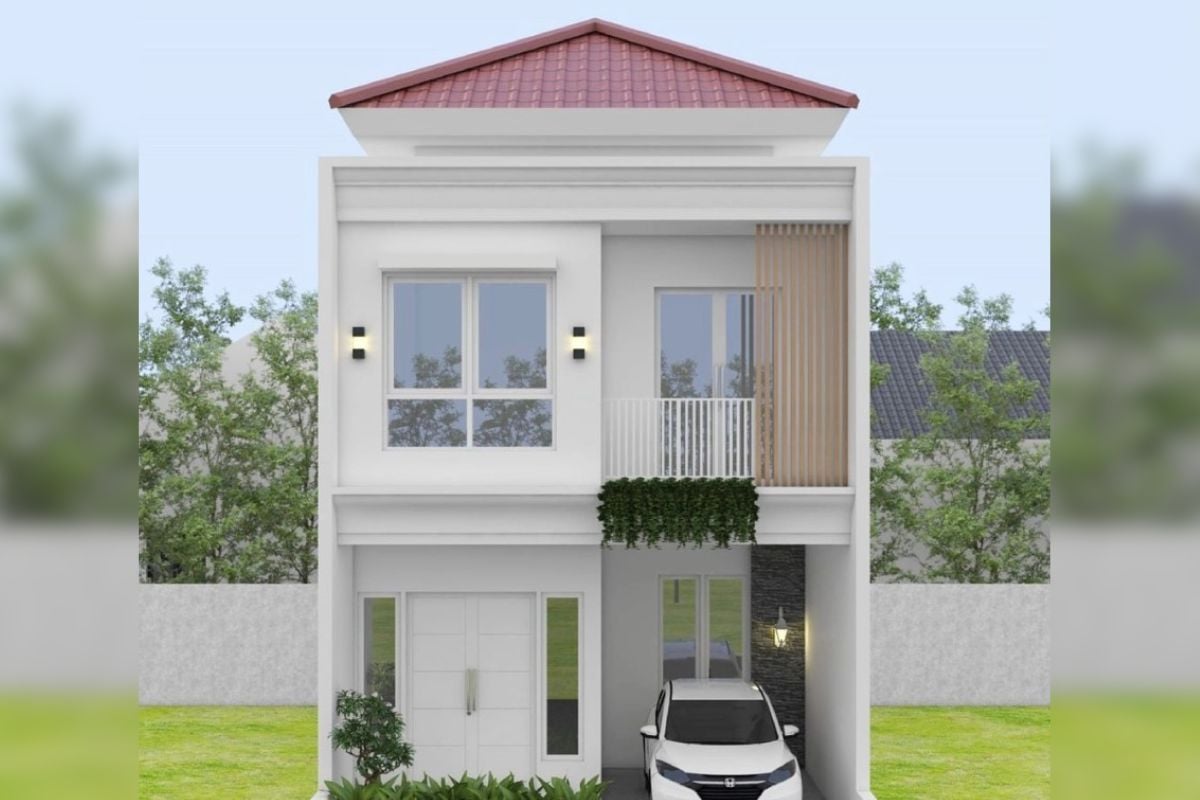 Desain Rumah Minimalis 2 Lantai 7x12