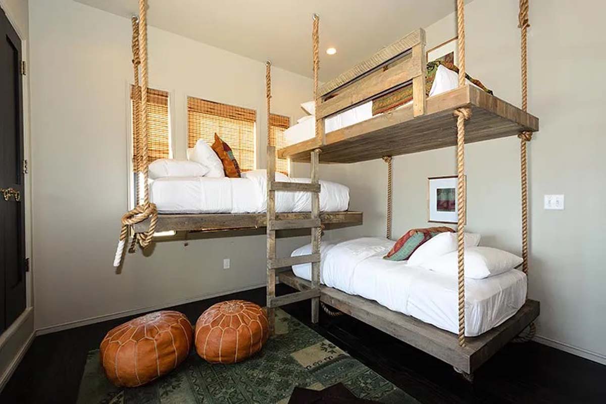 desain kamar tidur tingkat pola gantung