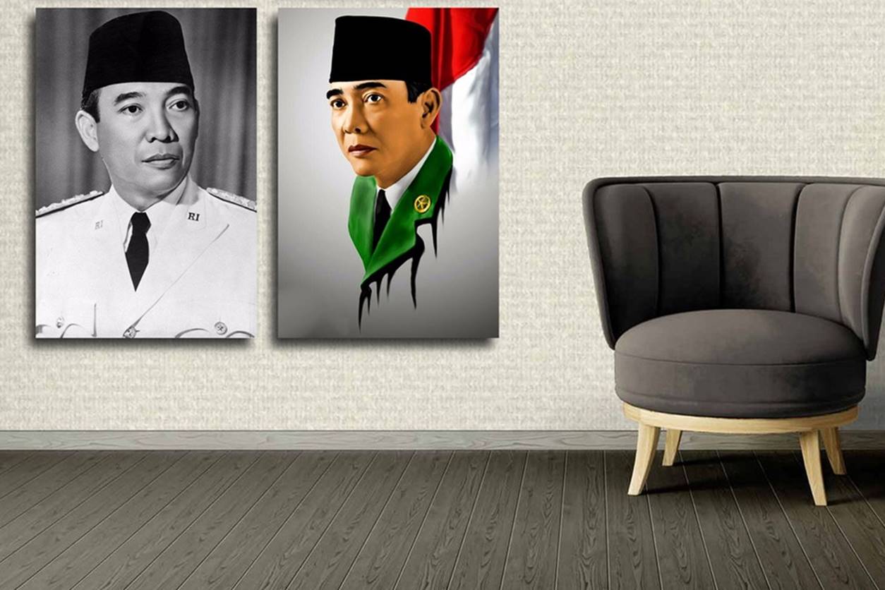 Dekorasi 17 Agustus Lukisan atau Poster Pahlawan Nasional