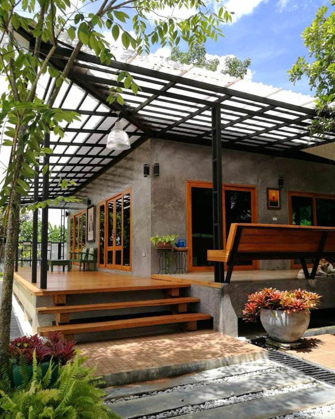 Desain Rumah Panggung 1 Lantai