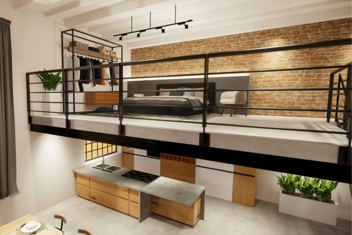 apartemen tipe loft