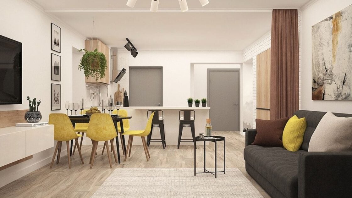 6 Desain Ruang Keluarga dan Dapur Tanpa Sekat, Super Cantik!
