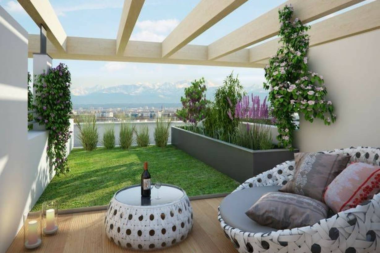 Desain Rooftop ala Korea Gaya Kontemporer