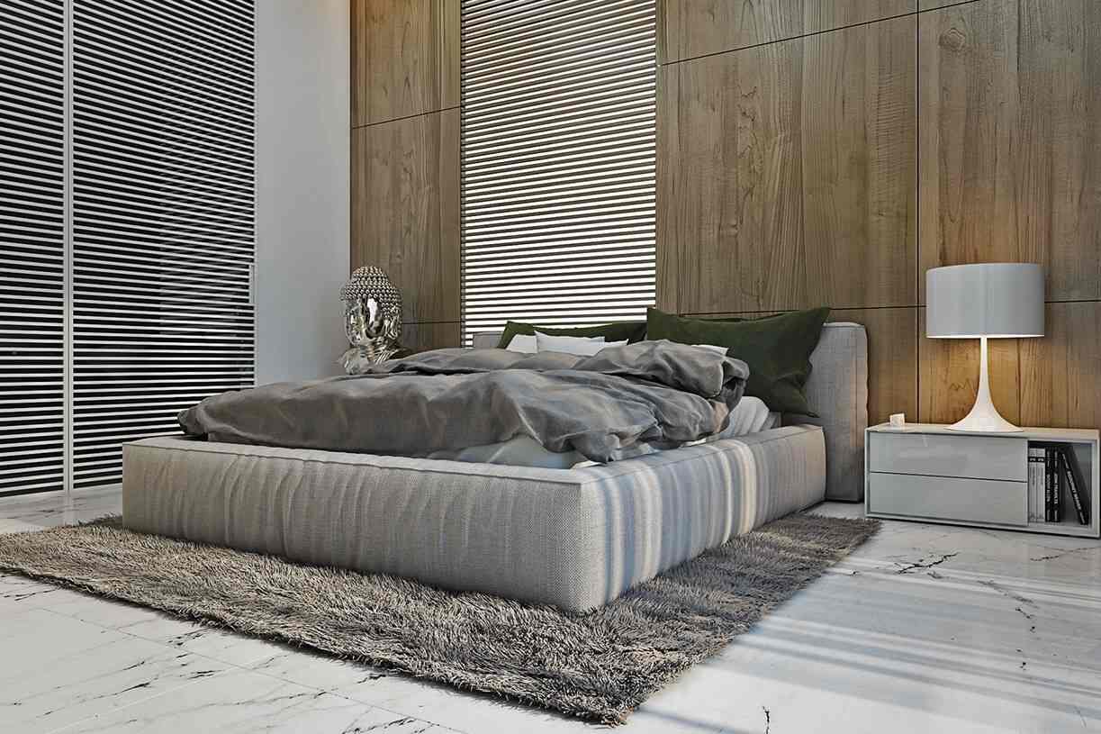 Desain Kamar Kasur Lantai Simpel tapi Mewah
