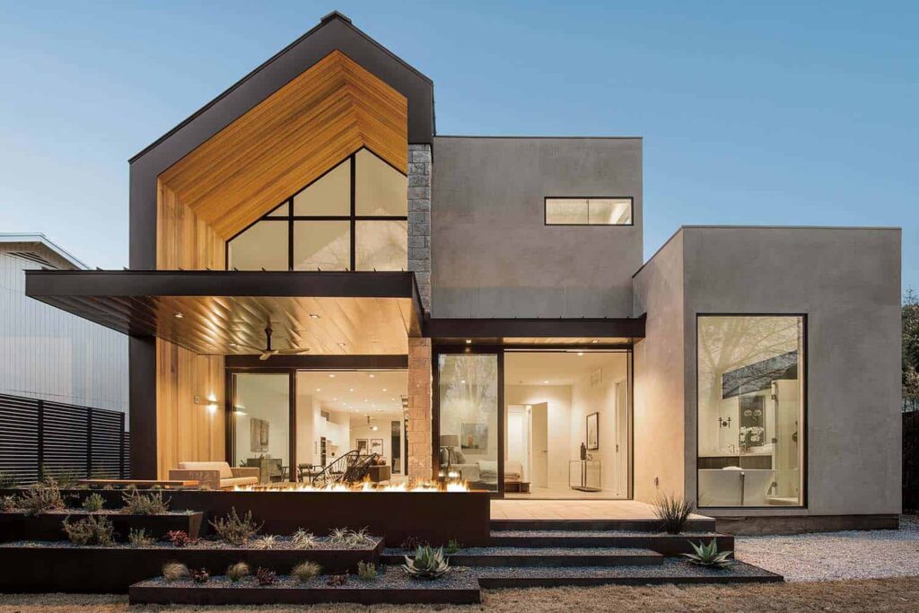 Desain Rumah Scandinavian 1 Lantai Megah