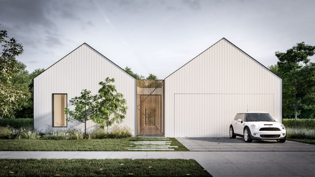 Desain Rumah Scandinavian 1 Lantai Minimalis