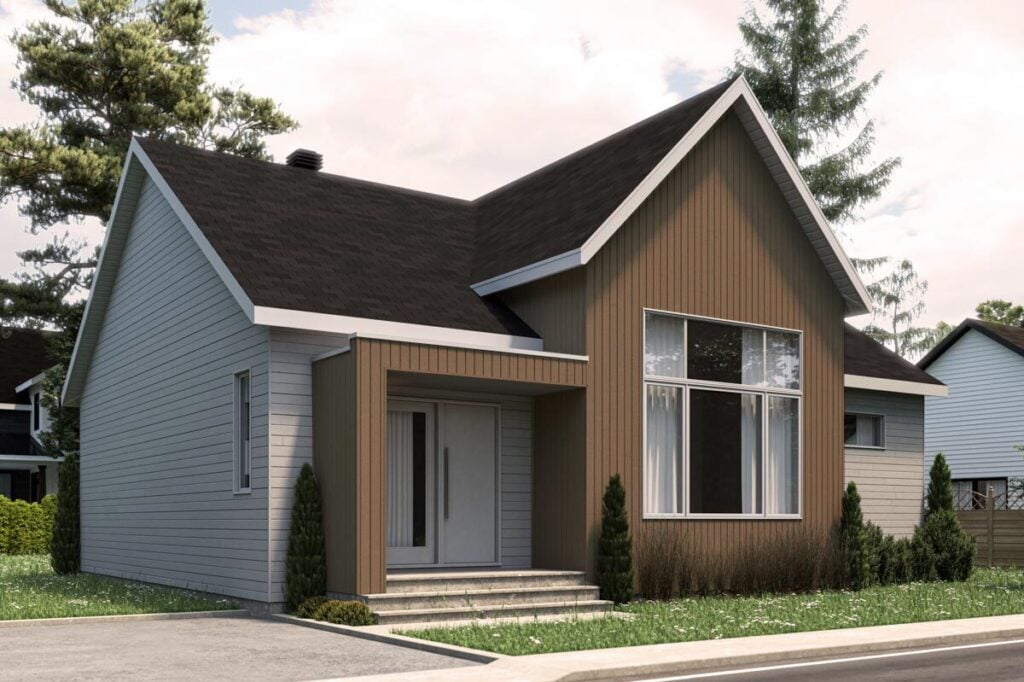 Desain Rumah Scandinavian 1 Lantai Sentuhan Modern
