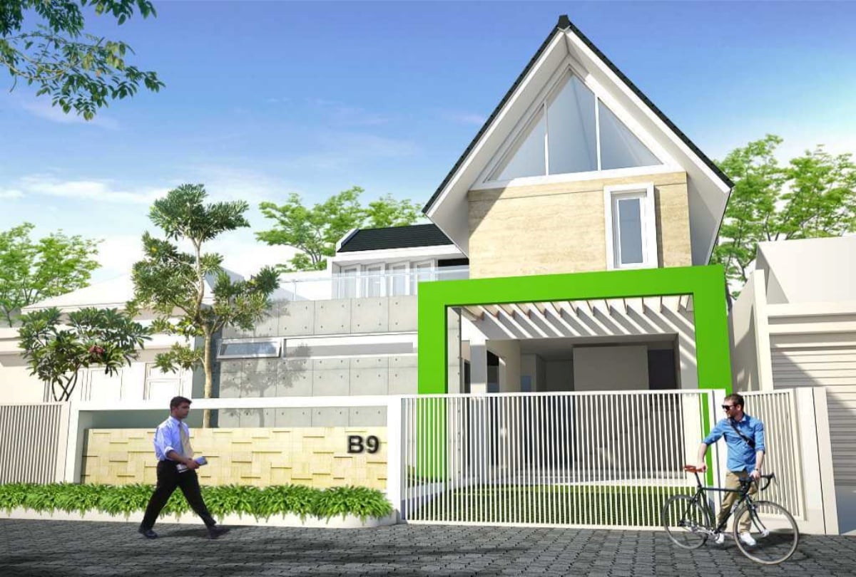 Desain Rumah Minimalis 2 Lantai 6x10 Artistik