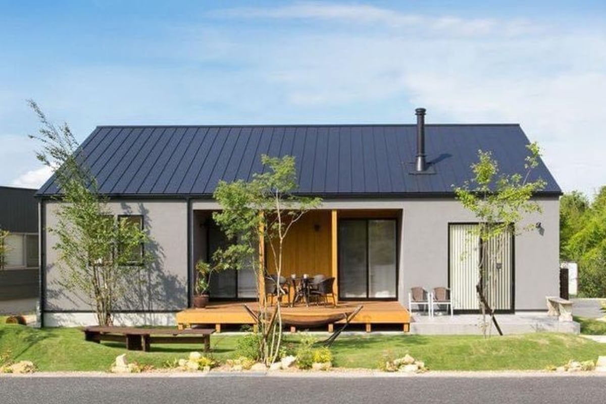 Model Rumah Scandinavian 1 Lantai dengan Japanse Style