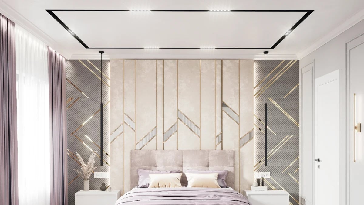 Desain Plafon Kamar Tidur Klasik