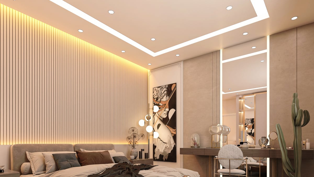 Plafon Kamar Tidur Pvc Mewah