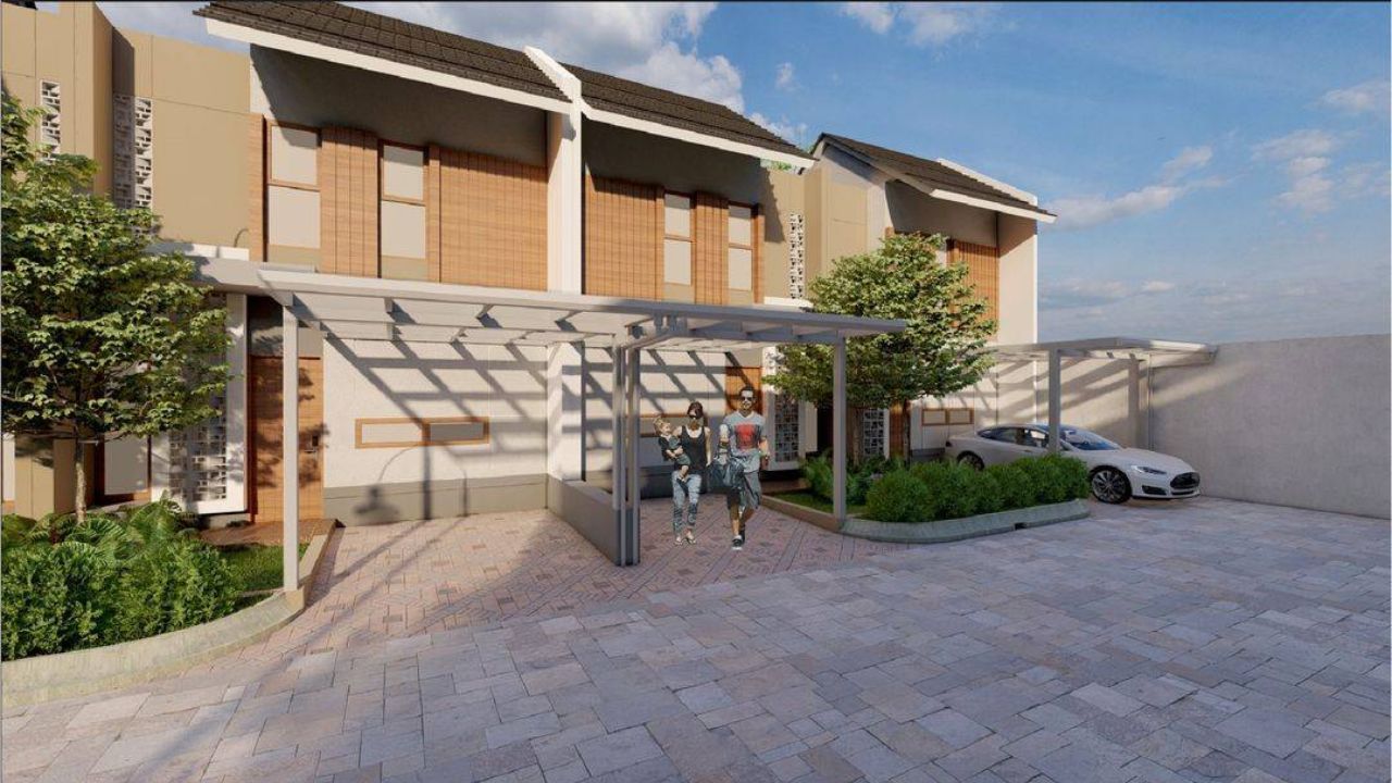 Rumah Minimalis 2 Lantai di Golden B Dandelion