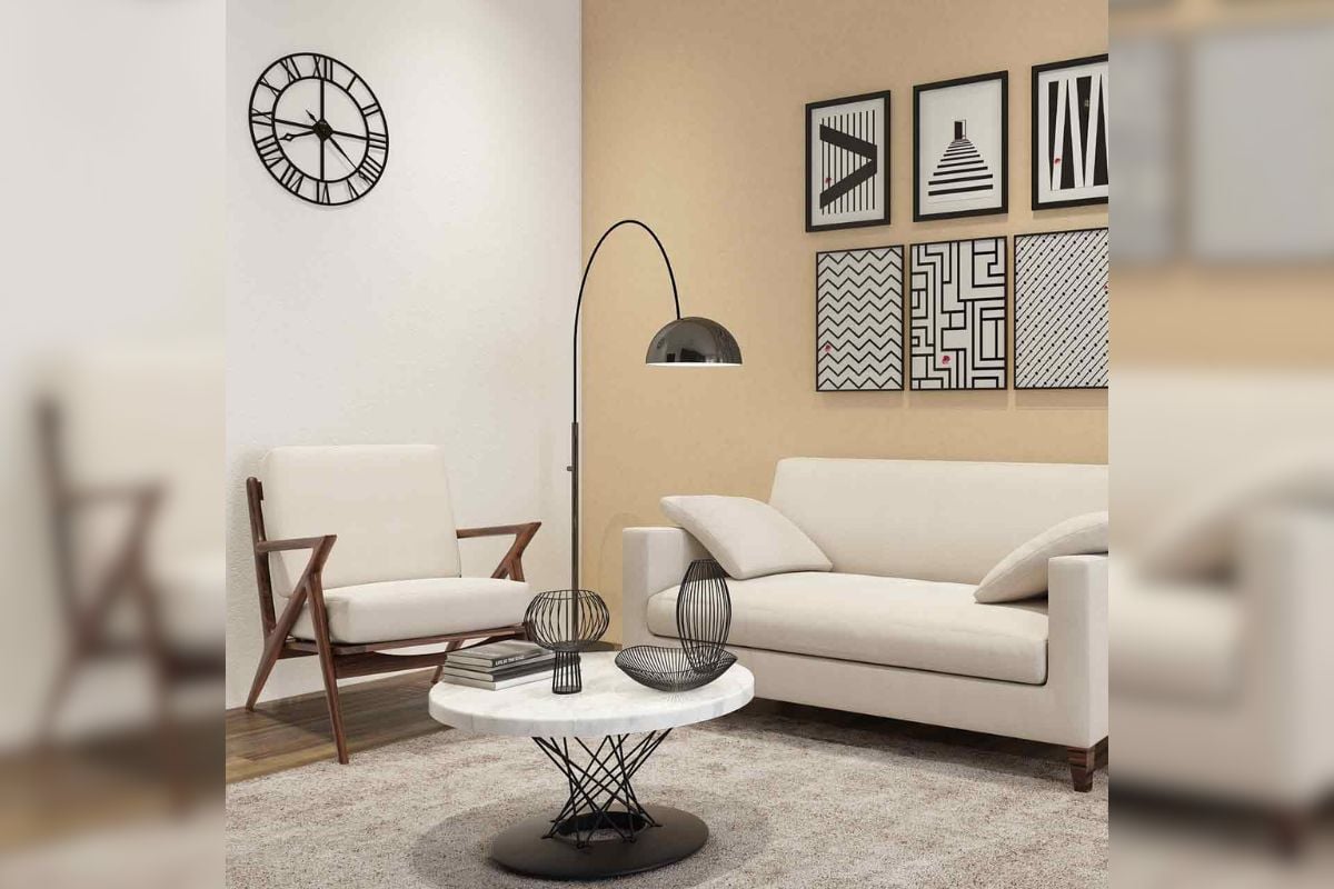 2. Dekorasi Ruang Tamu Minimalis Sederhana dengan Warna Pastel