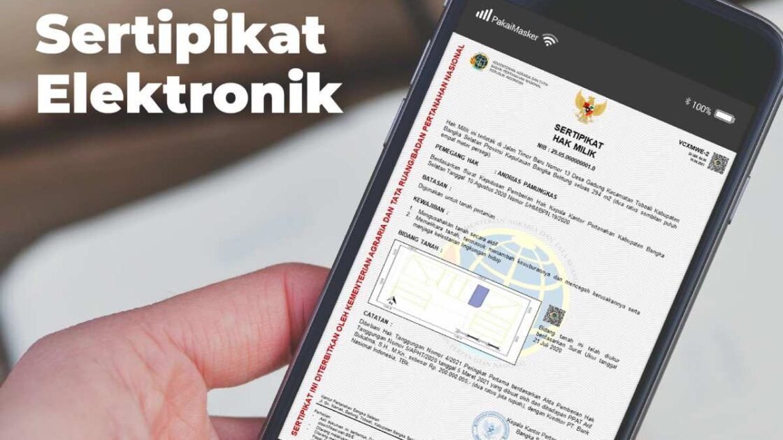 Contoh Sertifikat Tanah Elektronik dan Penjelasan Setiap Isinya Contoh Sertifikat Tanah Elektronik dan Penjelasan Setiap Isinya