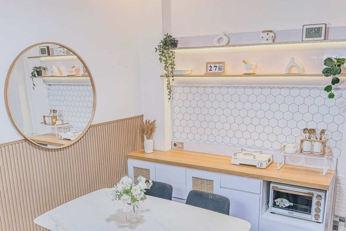 keramik dapur hexagonal
