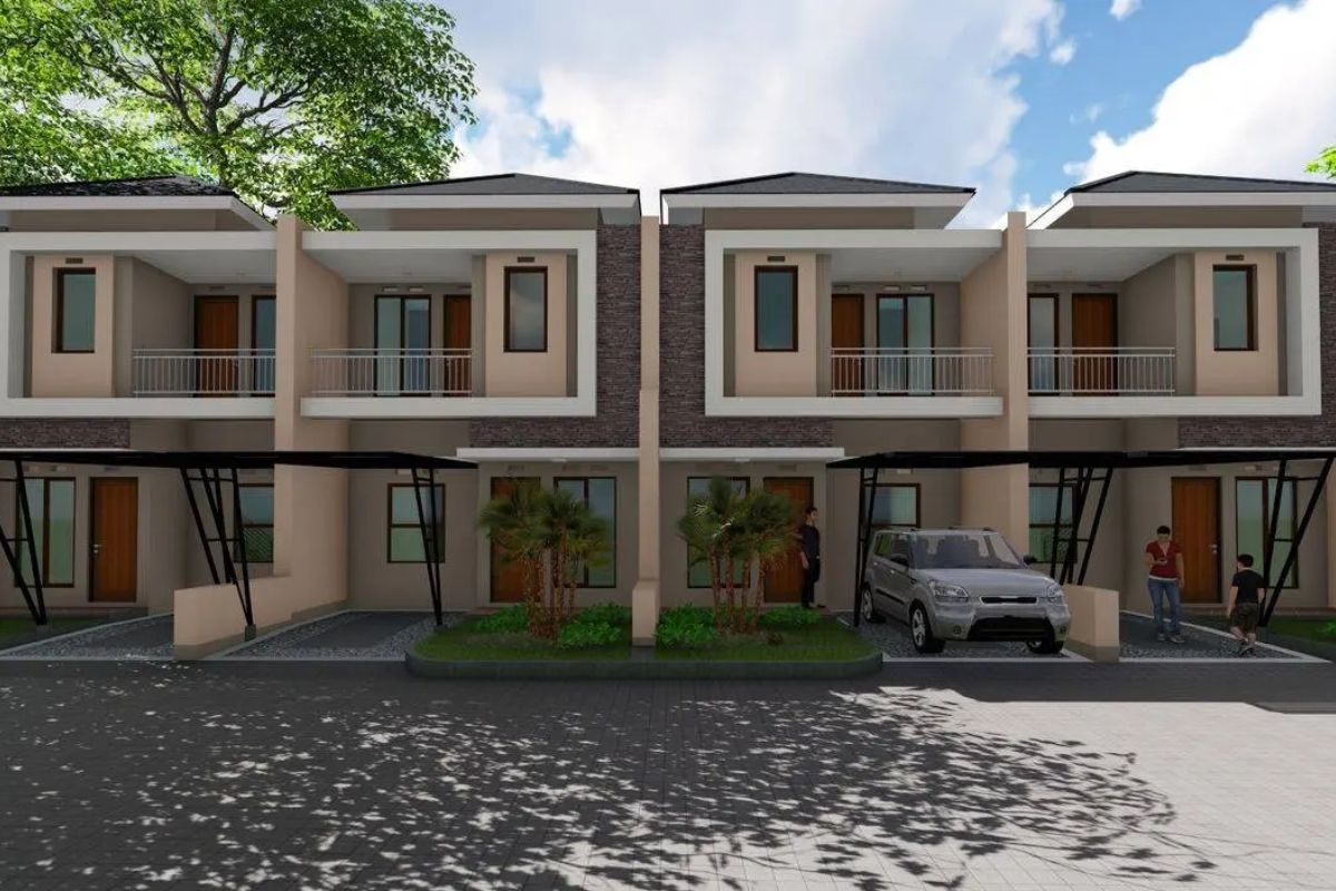 Desain Rumah Kontrakan 3 Kamar Tidur