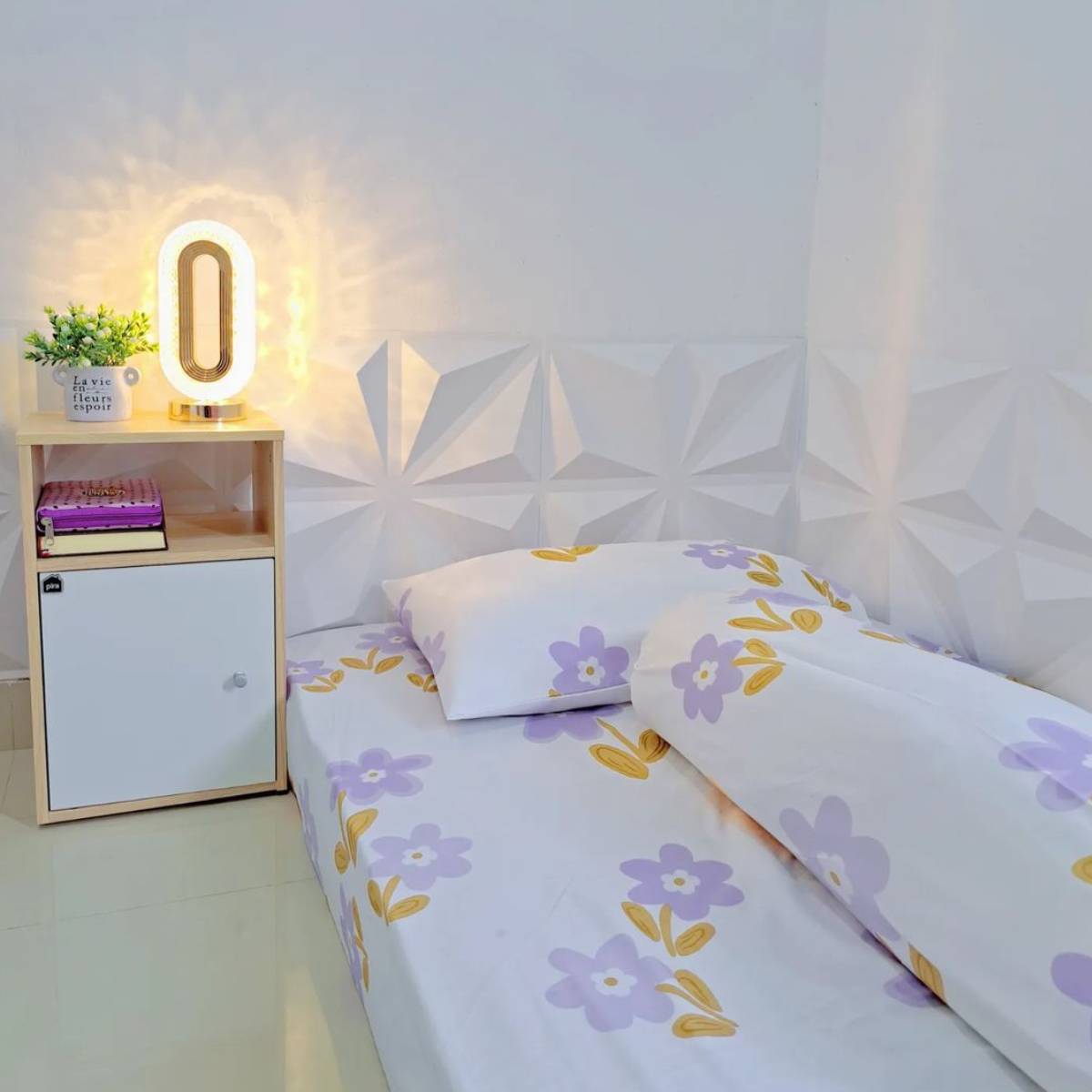 desain kamar 3x3 aesthetic kasur lantai