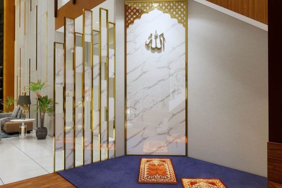 sekat mushola di rumah