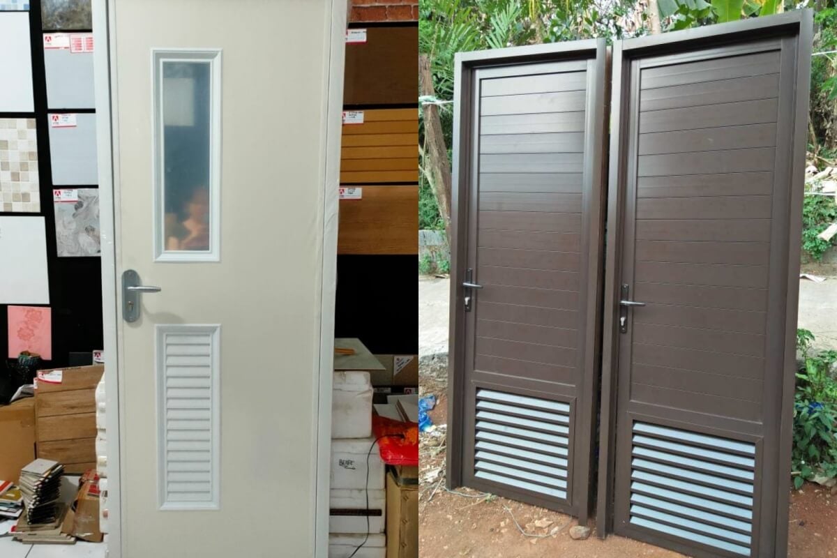 jenis jenis pintu kamar mandi