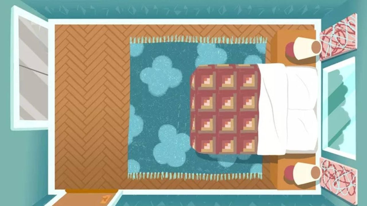 desain kamar tidur sempit