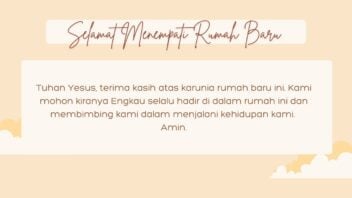 30 Ucapan Selamat Menempati Rumah Baru Kristen