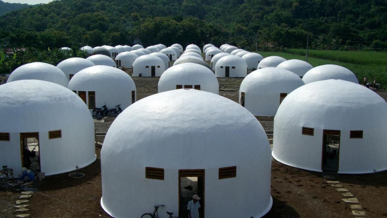 Bentuk Atap Rumah Dome