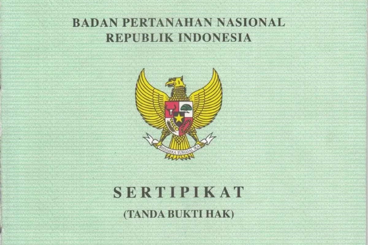 apa itu nomor sertifikat tanah