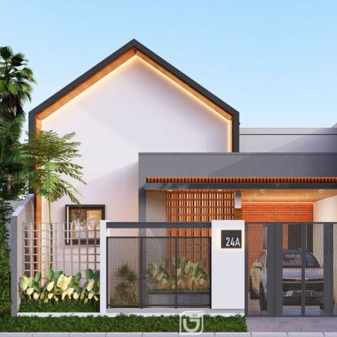 Rumah Minimalis Modern Bernuansa Hangat