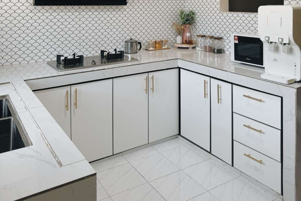 Standar Ukuran Meja Dapur Cor Minimalis yang Nyaman