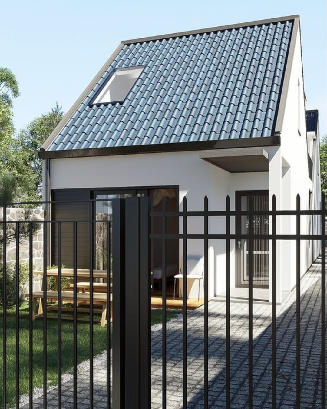 desain rumah industrial low budget