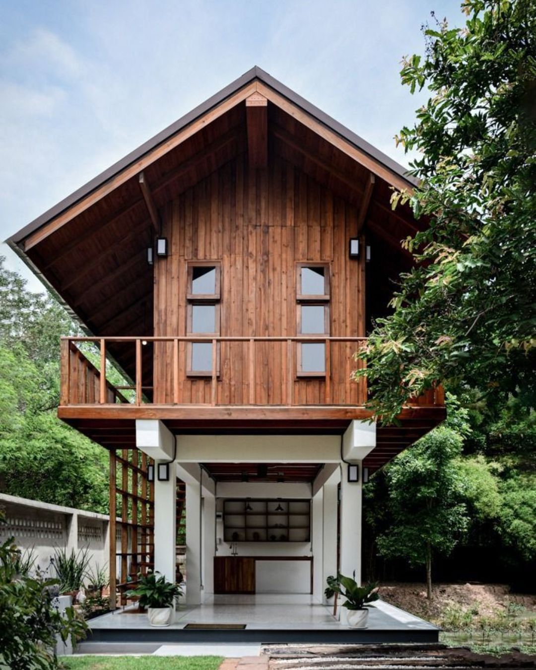 harga pagar kayu teras rumah minimalis