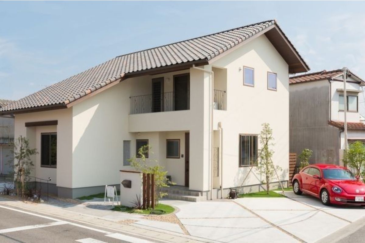 denah rumah 2 teras depan dan samping