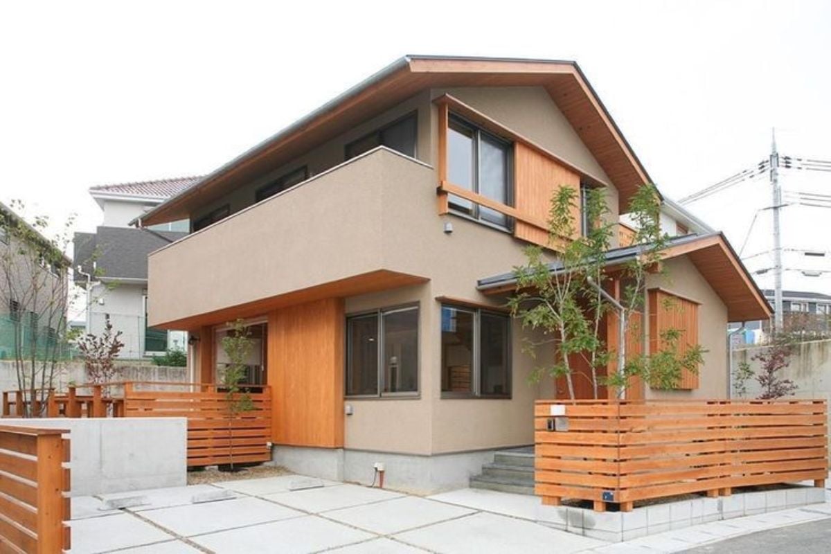 rumah minimalis dua muka depan samping