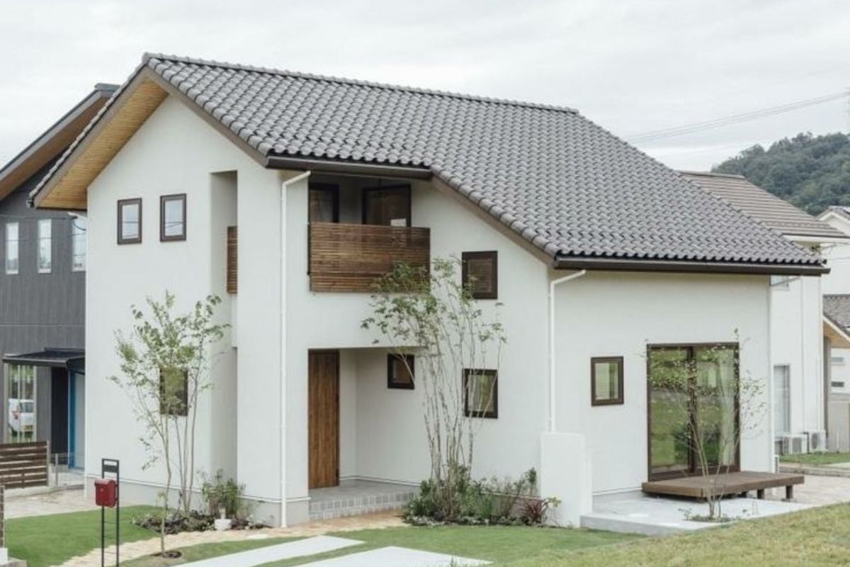 rumah minimalis dua muka depan samping