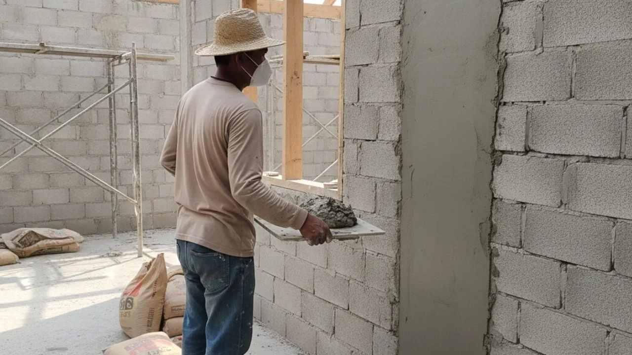 Perbedaan Acian dan Plesteran dalam Konstruksi Bangunan