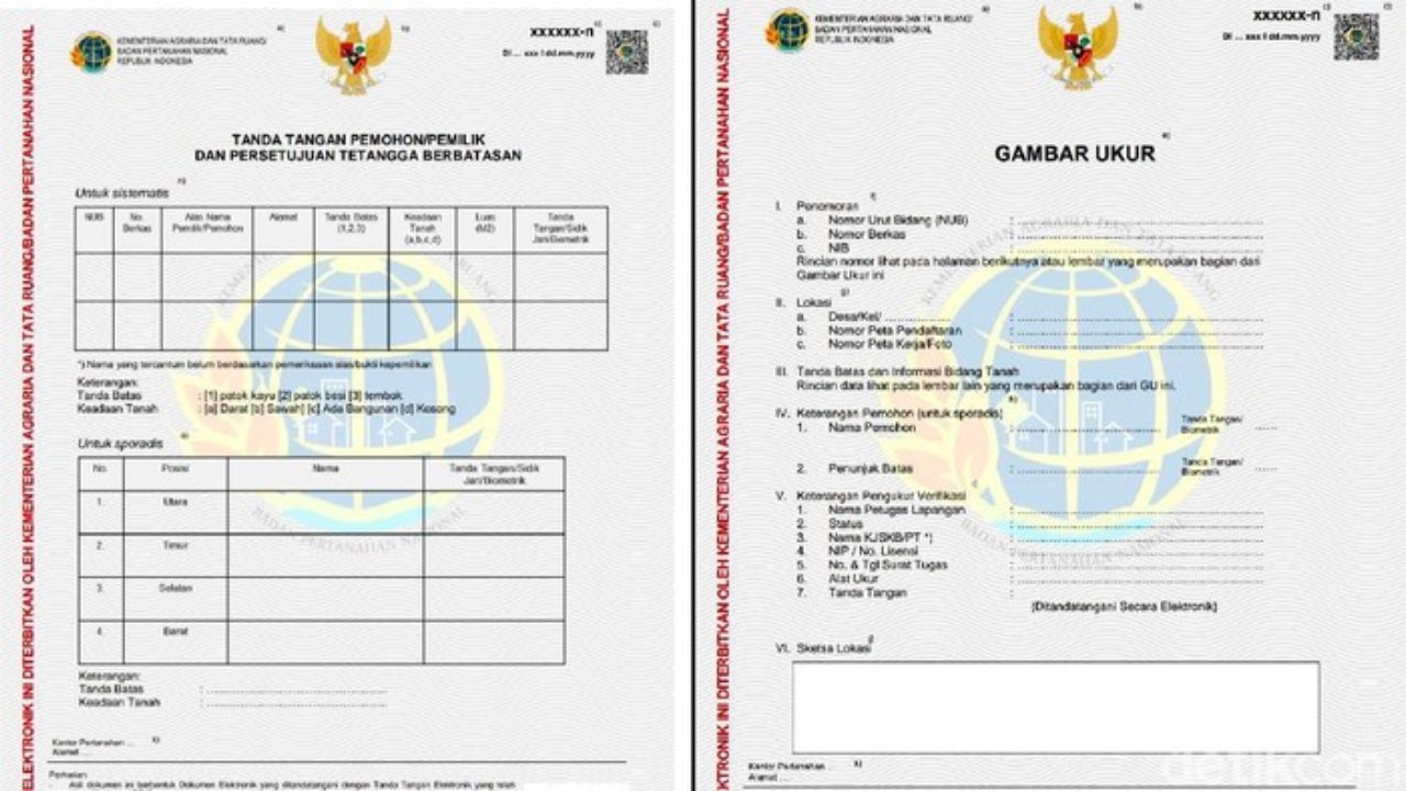contoh sertifikat tanah elektronik contoh sertifikat tanah elektronik