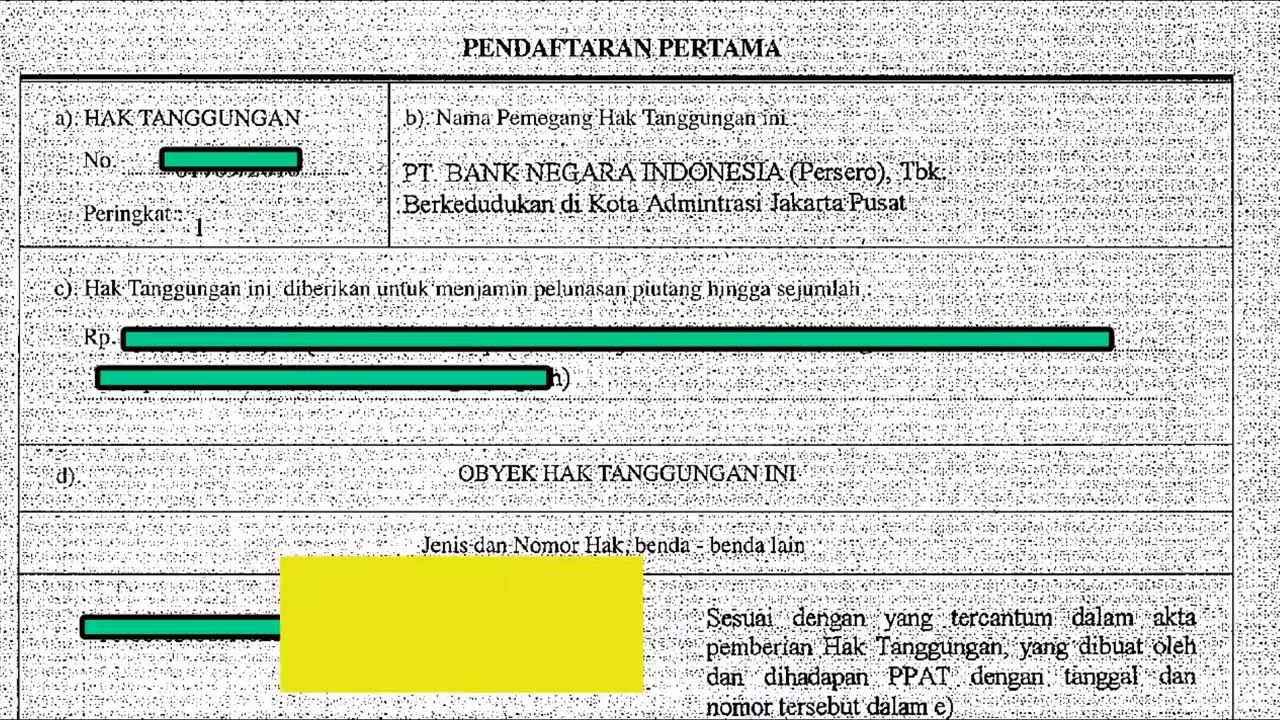 biaya roya sertifikat