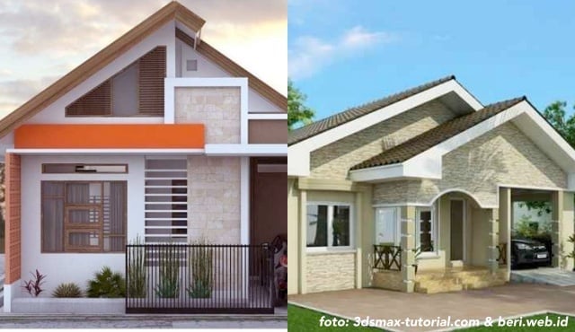 6 Gambar Rumah Sederhana Ukuran 6x9 di Kampung yang Khas Banget!